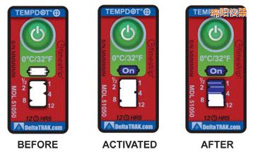 綿陽(yáng)溫度指示標(biāo)簽 累計(jì)上升時(shí)間/溫度的標(biāo)簽